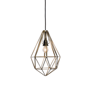 Geo Diamond Gold Pendant Light