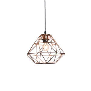 Medium Geo Copper Pendant Light