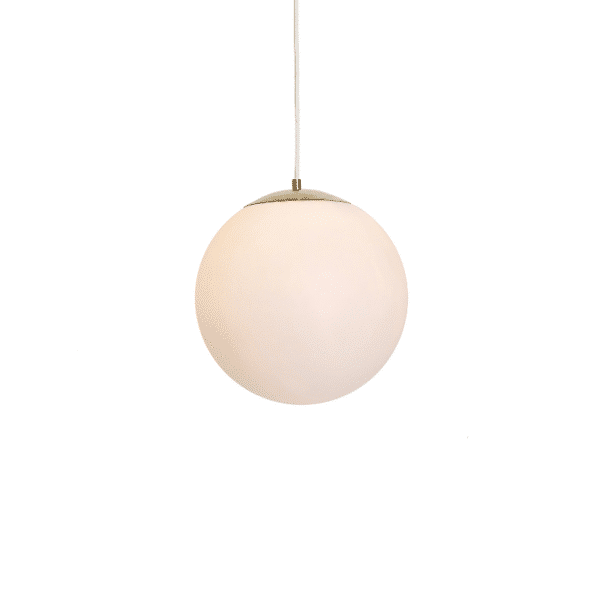 Large Frosted Globe Pendant