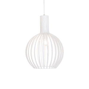 White O-Bulb Pendant Light